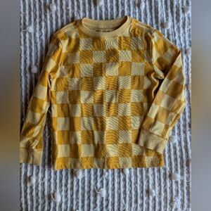 Cat & Jack Checkered Long Sleeve Shirt-boys xs Size 4-5